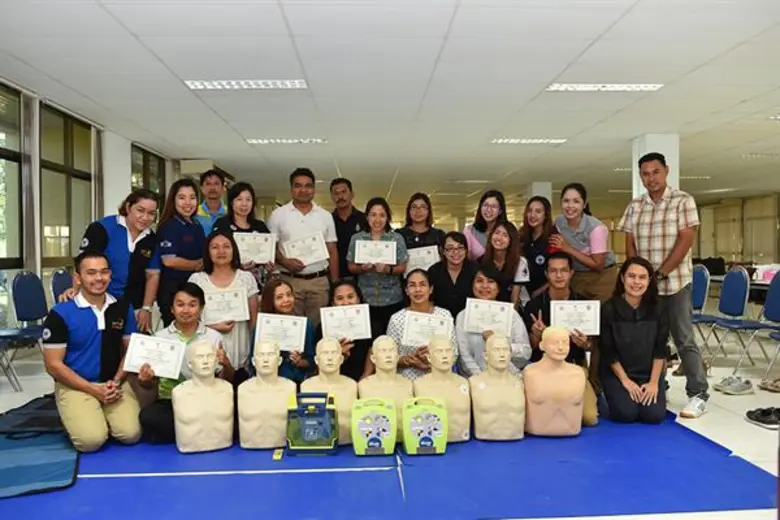 ม.อ.ตรัง ฝึกอบรมเชิงปฏิบัติการ “CPR ปฏิบัติการฟื้นคืนชีพ เรื่องจำเป็นที่ควรรู้”