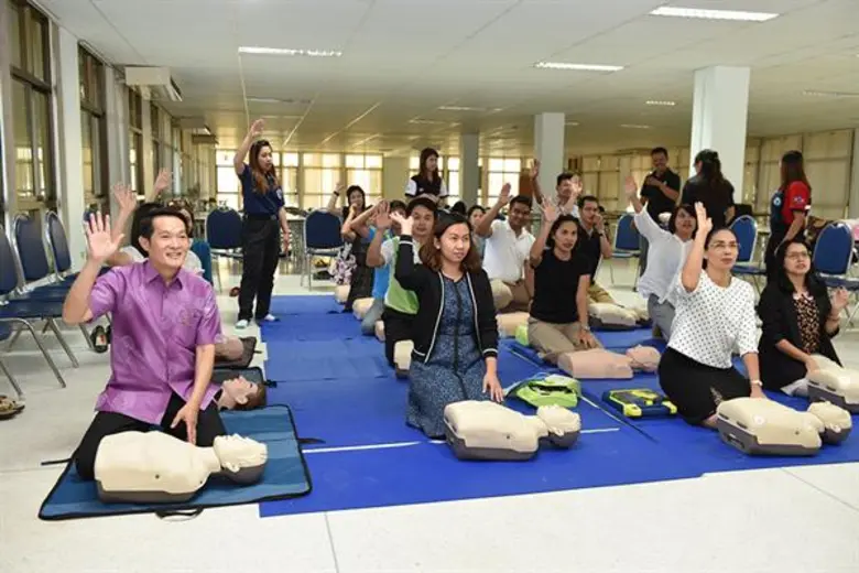 ม.อ.ตรัง ฝึกอบรมเชิงปฏิบัติการ “CPR ปฏิบัติการฟื้นคืนชีพ เรื่องจำเป็นที่ควรรู้”