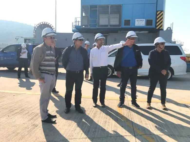 อธิบดีกรมเจ้าท่า เยี่ยมชมท่าเรือประจวบ อ.บางสะพาน ดูงานด้านโลจิสติกส์