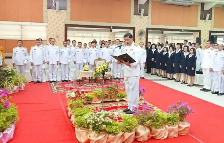 กอ.รมน.จังหวัด ช.บ. ร่วมพิธีวางพานพุ่มดอกไม้ถวายราชสักการะ เนื่องในวันพ่อขุนรามคำแหงมหาราช