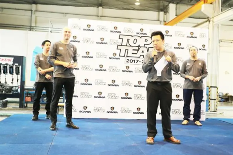 สแกนเนียประกาศผลความสำเร็จ ปี 2017 พร้อมทิศทางธุรกิจในปี 2018 จัดกิจกรรม Scania Top Team Thailand 2018 เน้นการให้บริการหลังการขาย และการใช้เทคโนโลยีที่มีประสิทธิภาพขับเคลื่อนผลกำไรลูกค้าในธุรกิจขนส่งอย่างยั่งยืน