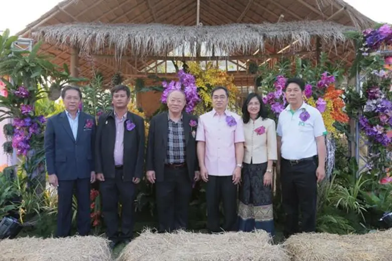 แถลงข่าวการจัดงาน "มหกรรมประกวดกล้วยไม้ แ...