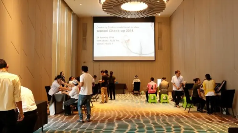 ตรวจสุขภาพประจำปี โรงแรมเซ็นทรา บายเซ็นทารา มาริส รีสอร์ท จอมเทียน