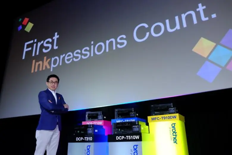 บราเดอร์สบช่องเทรนด์อิงค์เจ็ทโตติดลมบน ส่ง 5 รุ่นใหม่ชิงแชร์ตลาดเมืองไทย ชู 4 จุดขาย 'ฟังก์ชั่น ดีไซน์ คุณภาพสี คุ้มค่า’ เจาะกลุ่ม SOHO และ เอสเอ็มอี