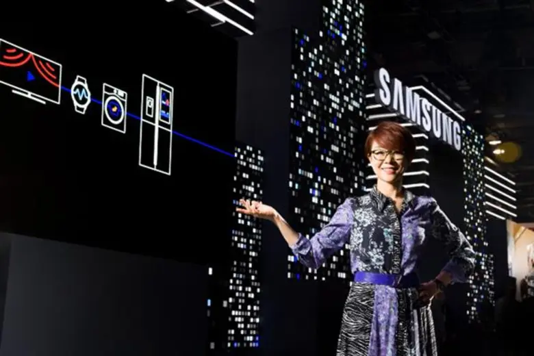 งานแถลงข่าวและบูธจัดแสดงของซัมซุง อิเลคโท...