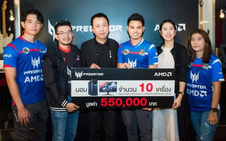 เอเซอร์ พรีเดเตอร์ หนุนทัพ “TokioStriker” นำทีมโดย “อุ้ม ธีราทร” นักเตะทีมชาติไปไกลในแวดวงอีสปอร์ต