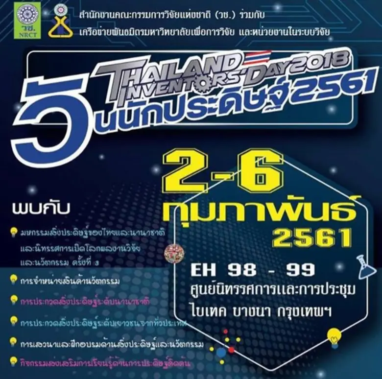 " วันนักประดิษฐ์ " ตรงกับวันที่ 2 กุมภาพั...