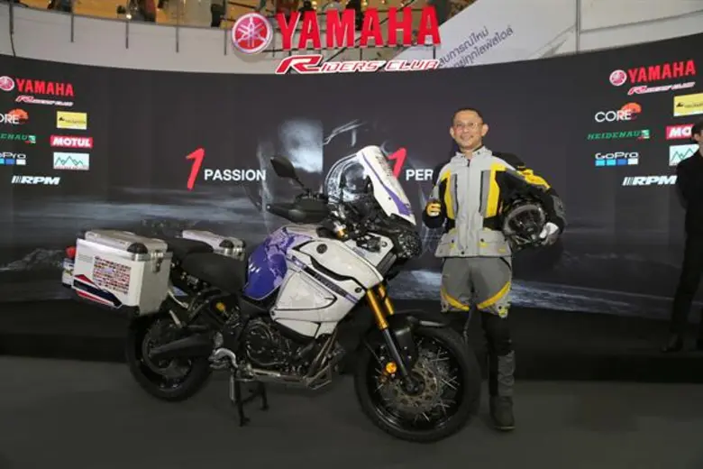ยามาฮ่าสนับสนุนคนไทยคนแรกที่จะเดินทางพิชิต 7 ทวีปทั่วโลก ด้วย ยามาฮ่า Super Tenere ในการพิชิตฝัน “1-Passion 1-Performance” 1 เป้าหมาย 1 พลังไร้ขีดจำกัด