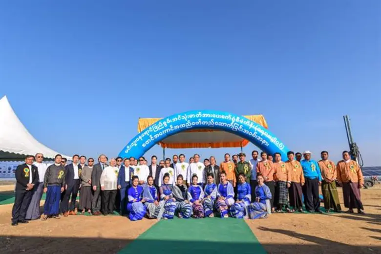 VTE ปลื้ม Minbu เปิดตัวอย่างเป็นทางการ รัฐบาลพม่า และนักลงทุนจากต่างประเทศเข้าร่วมงานอย่างคับคั่ง