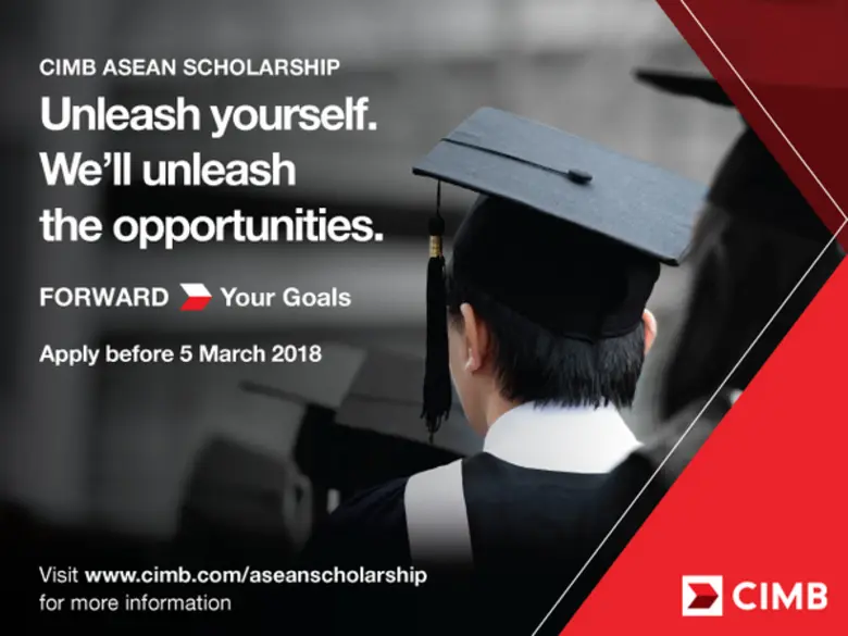 ทุนการศึกษา CIMB ASEAN Scholarship จาก กลุ่มธนาคาร ซีไอเอ็มบี