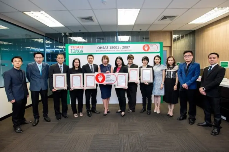 ศูนย์กระจายสินค้า เทสโก้ โลตัส ประสบความสำเร็จผ่านการตรวจระบบคุณภาพกับสถาบันมาตรฐานอังกฤษ BSI Thailand