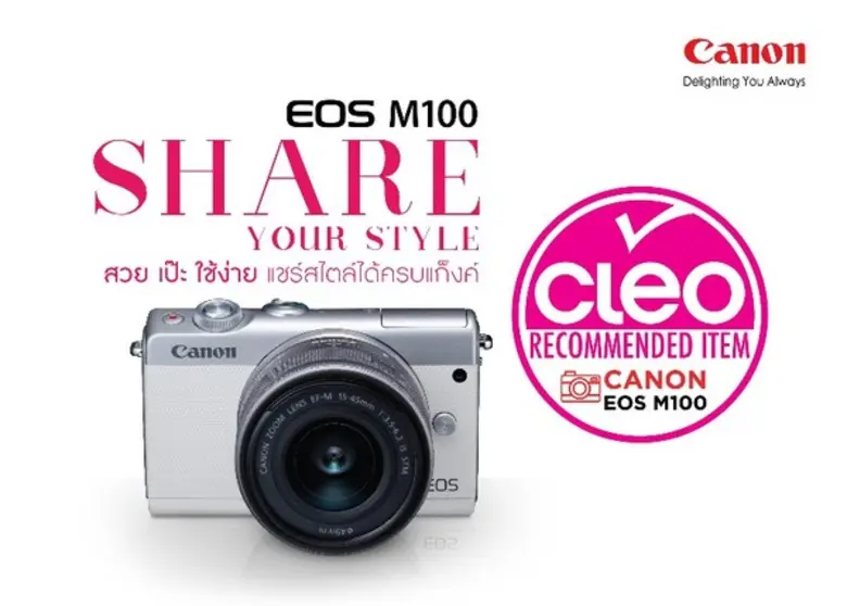 กล้องแคนนอน EOS M100 กล้องจิ๋ว แต่แจ๋ว จา...