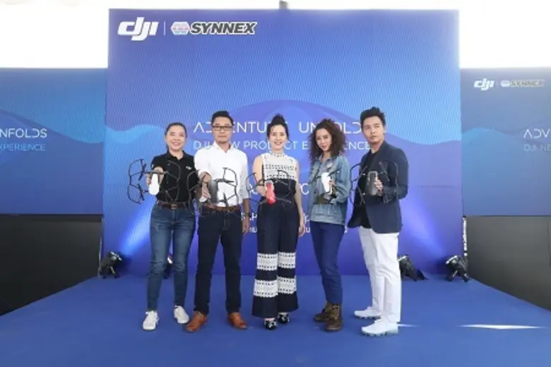 “วีเจจ๋า”นำทีมเปิดตัว DJI Mavic Air