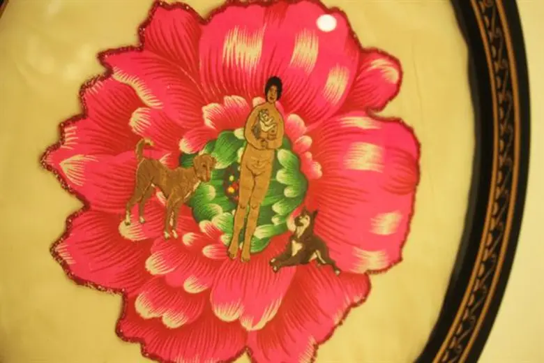 "ผลงานสีน้ำมันบนผืนผ้าใบชุด Untitled ต้อง...