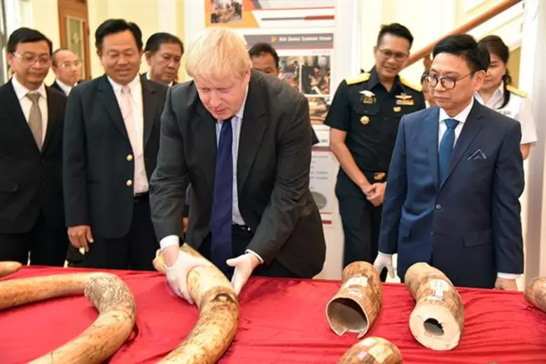 กรมศุลกากร ต้อนรับ Mr.Boris Johnson รัฐมนตรีว่าการกระทรวงต่างประเทศสหราชอาณาจักร และคณะ เนื่องในโอกาสหารือกรณีเกี่ยวกับการปราบปรามการลักลอบค้าสัตว์ป่า