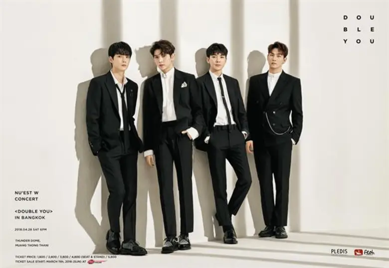 ตัวท็อปเกาหลี 4 หนุ่ม “นิวอีสต์ ดับเบิลยู” อัปเดตดีกรีหล่อแรง ส่งภาพล่าสุดธีมคอนเสิร์ตซ้อมอ้อนแฟนคลับไทย