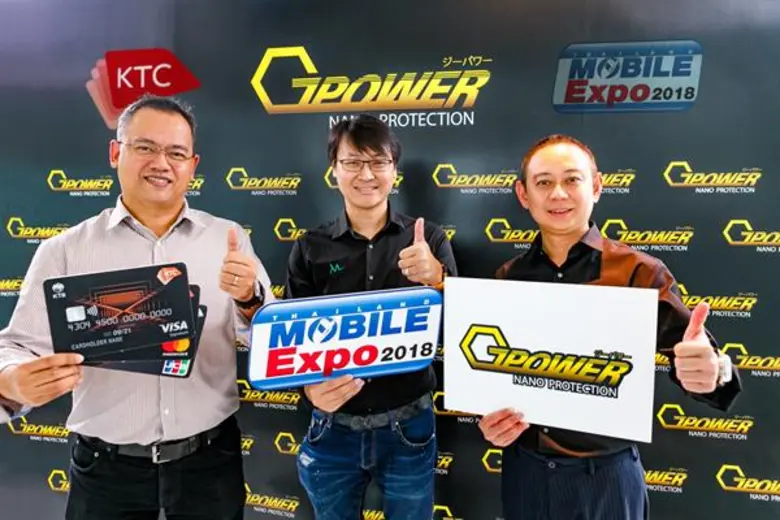 “เคทีซี” ควงแขน “จี พาวเวอร์” จัดโปรเด็ดในงานไทยแลนด์ โมบาย เอ็กซ์โป 100 ท่านแรก รับฟรี!! “เคลือบน้ำยาปกป้องหน้าจอ G-Power” มูลค่า 1,990 บาท เมื่อใช้บริการแบ่งชำระ