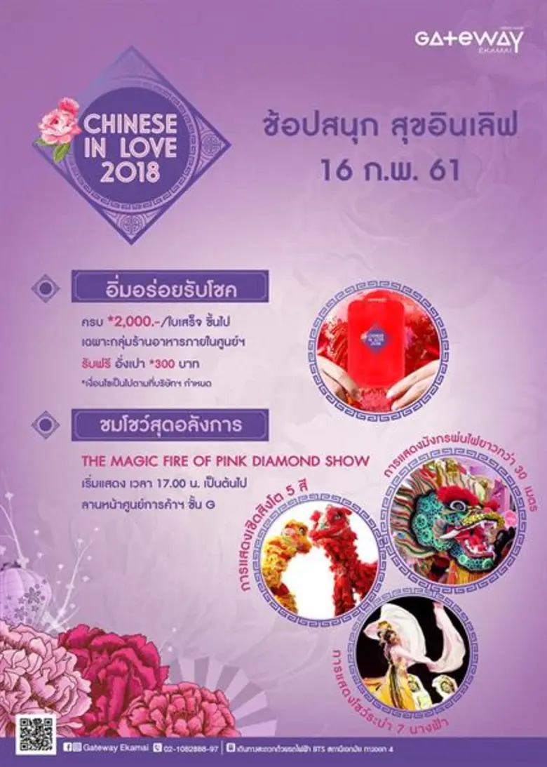 ศูนย์การค้าเกตเวย์ เอกมัย ฉลองเทศกาลตรุษจ...