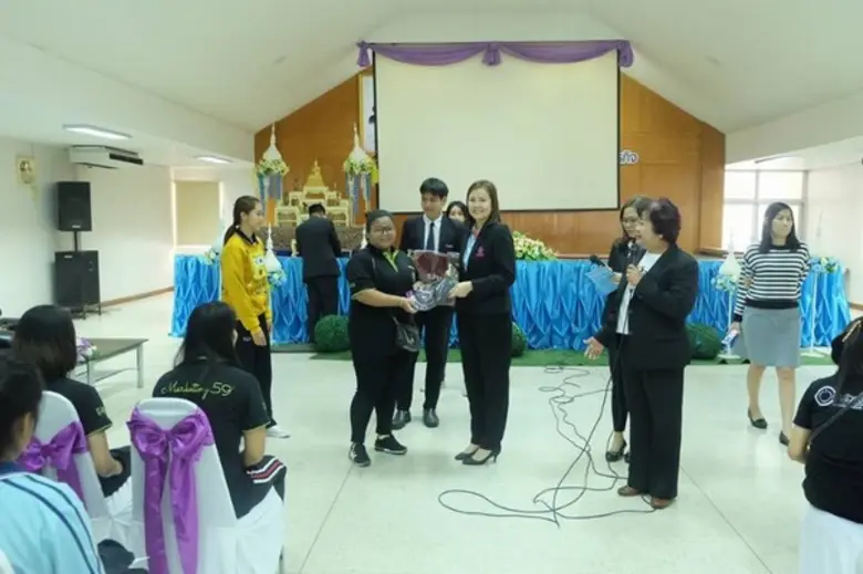 คณะบริหารธุรกิจ ม.ศรีปทุม บริการวิชาการสู่สังคม ส่งเสริมและพัฒนาความรู้เกี่ยวกับการทีมงานเป็นทีม @วิทยาลัยเทคโนโลยีไทยอโยธยาบริหารธุรกิจ