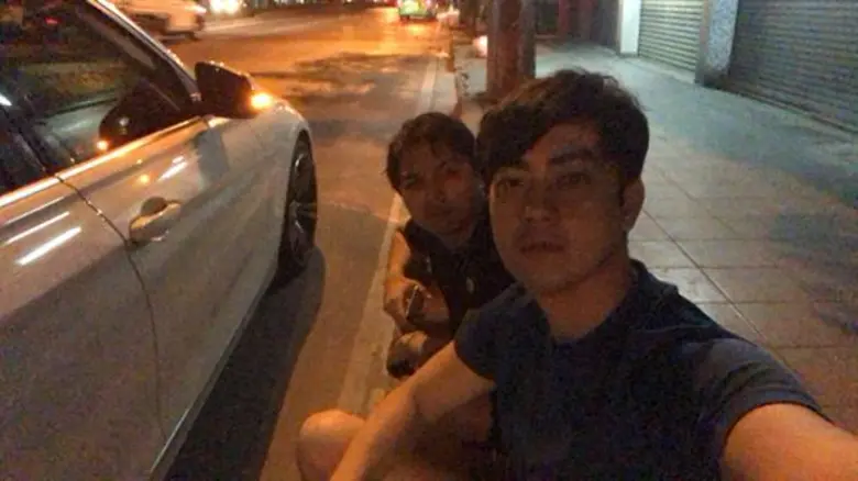 ฟิล์ม รัฐภูมิ หวิดดับ รถเสียหลัก ยางแตกกลางดึก