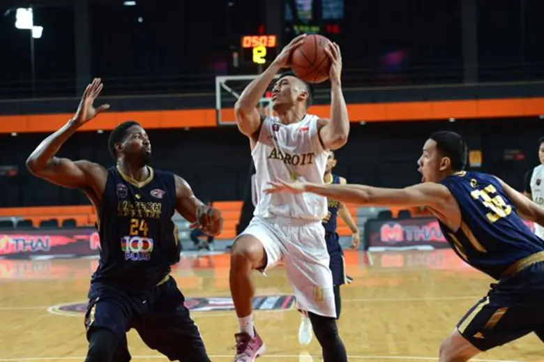 ผลคะแนนบาสฯ GSB TBSL2018 ทีมไฮเทคชนะทีมอะดรอยท์