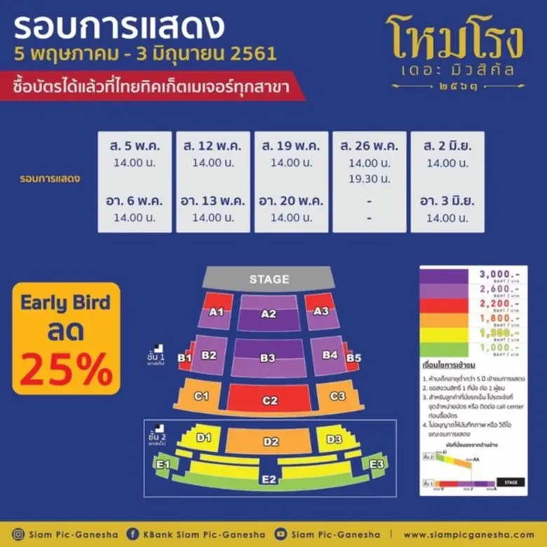 เสียงระนาด จะดังกึกก้อง “โหมโรง เดอะมิวสิคัล” 5 พฤษภาคม – 3 มิถุนายน 2561