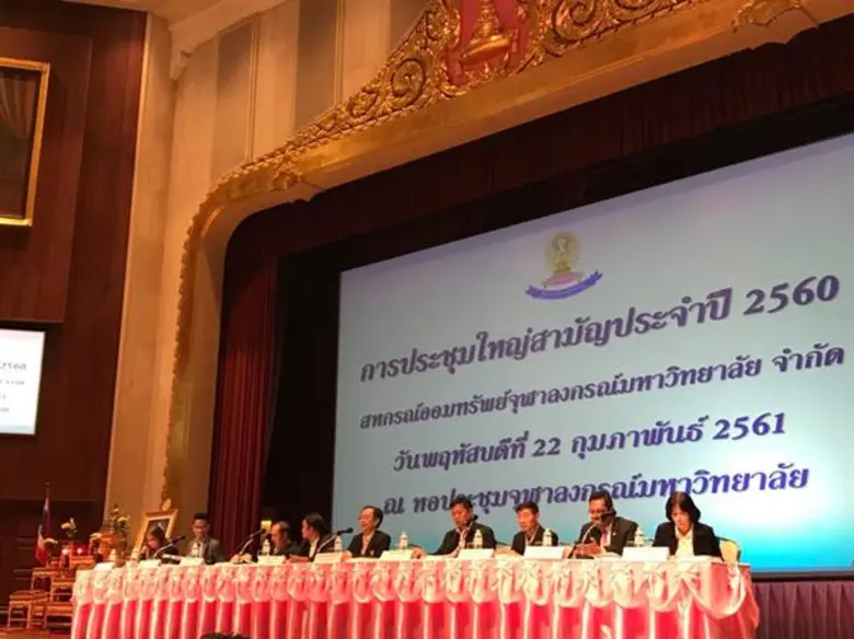 การประชุมสหกรณ์ออมทรัพย์จุฬาลงกรณ จำกัด