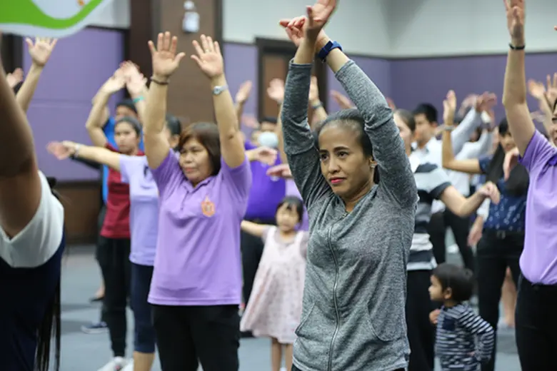 กรม สบส.จัดกิจกรรม Check In for Good Health ให้บุคลากรมีสุขภาพกายและใจที่แข็งแรง ลดการเจ็บป่วย