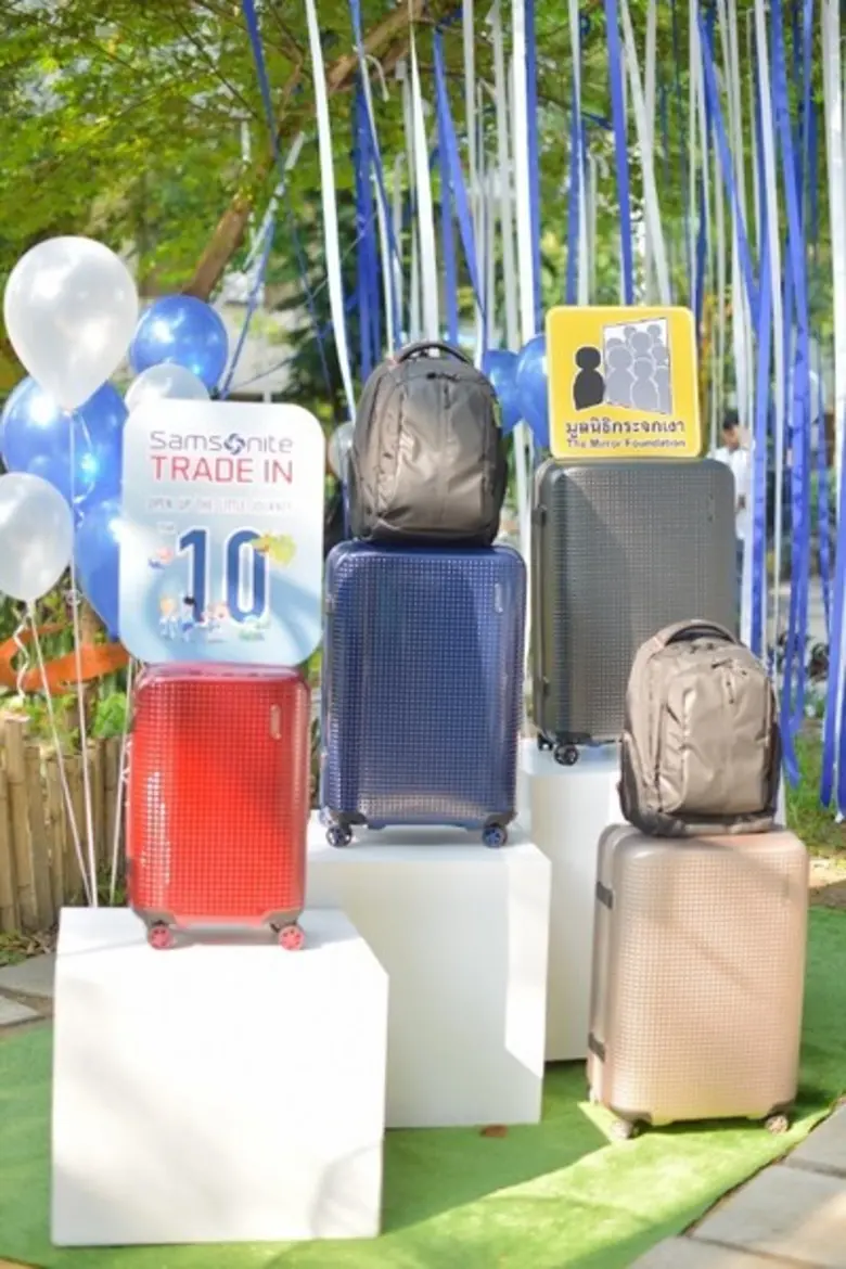 Samsonite กลับมาอีกครั้งกับโครงการดีๆ Samsonite Trade In ปีที่ 10 กระเป๋าเก่าของคุณมีค่า นำมาร่วมบริจาคสร้างนิทานหุ่นมือเคลื่อนที่ เพื่อออกเดินทางไปเล่าเรื่องราวให้กับเด็กๆ
