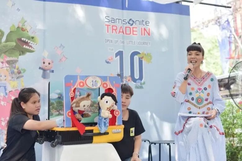 Samsonite กลับมาอีกครั้งกับโครงการดีๆ Samsonite Trade In ปีที่ 10 กระเป๋าเก่าของคุณมีค่า นำมาร่วมบริจาคสร้างนิทานหุ่นมือเคลื่อนที่ เพื่อออกเดินทางไปเล่าเรื่องราวให้กับเด็กๆ