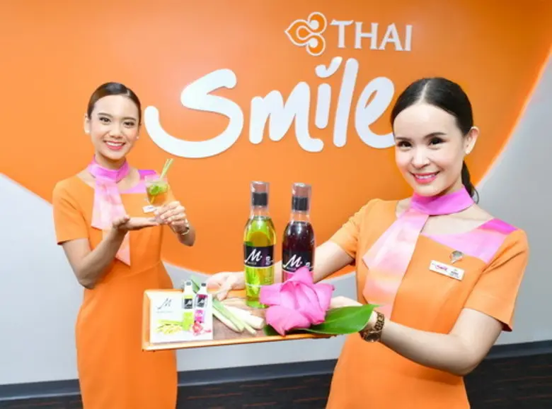 สายการบินไทยสมายล์ และน้ำตาลมิตรผล ร่วมถ่...