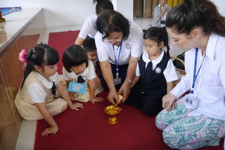 ไทยอินเตอร์เนชั่นแนลสกูลจัดกิจกรรมมาฆบูชา สอนเด็กเรียนรู้วิถีชาวพุทธพร้อมสืบสานพุทธศาสนา