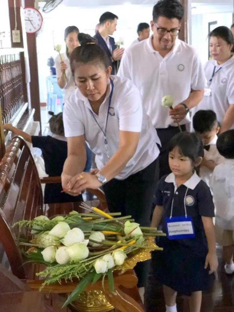 ไทยอินเตอร์เนชั่นแนลสกูลจัดกิจกรรมมาฆบูชา สอนเด็กเรียนรู้วิถีชาวพุทธพร้อมสืบสานพุทธศาสนา