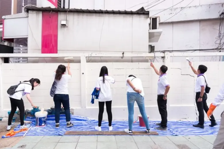 เบเยอร์ร่วมแต้มสีกรุงเทพฯ ส่งมอบความสุขคืนสู่สังคม