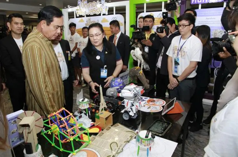 อพวช. เข้าร่วมกิจกรรม “ปิดเทอมสร้างสรรค์” (เปิด) หน้าต่างสู่การเรียนรู้ จัดแสดงตัวอย่างกิจกรรม โชว์ นายกรัฐมนตรี ณ ทำเนียบรัฐบาล