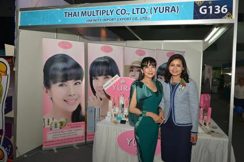 ประสบความสำเร็จสวยงาม TOP THAI BRANDS 2018 ยิ่งใหญ่ ความร่วมมือการค้าไทย-ลาว “ขวัญ-ตั๊ก” นำทีมดาราร่วมงาน