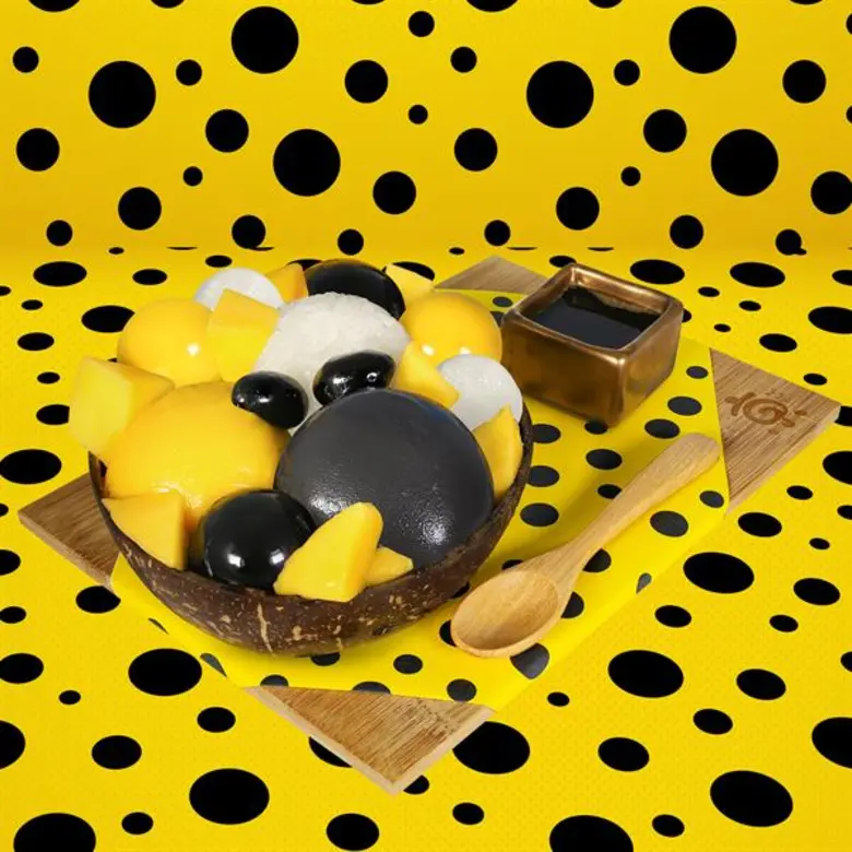 Kyo Roll En รับซัมเมอร์ด้วยงานศิลป์ที่ทานได้กับเมนู “Mango Infinity” แรงบันดาลใจจาก Yayoi Kusama ศิลปินหญิงจินตนาการสุดล้ำกับภาพลายจุดที่ฮิตทั่วโลก