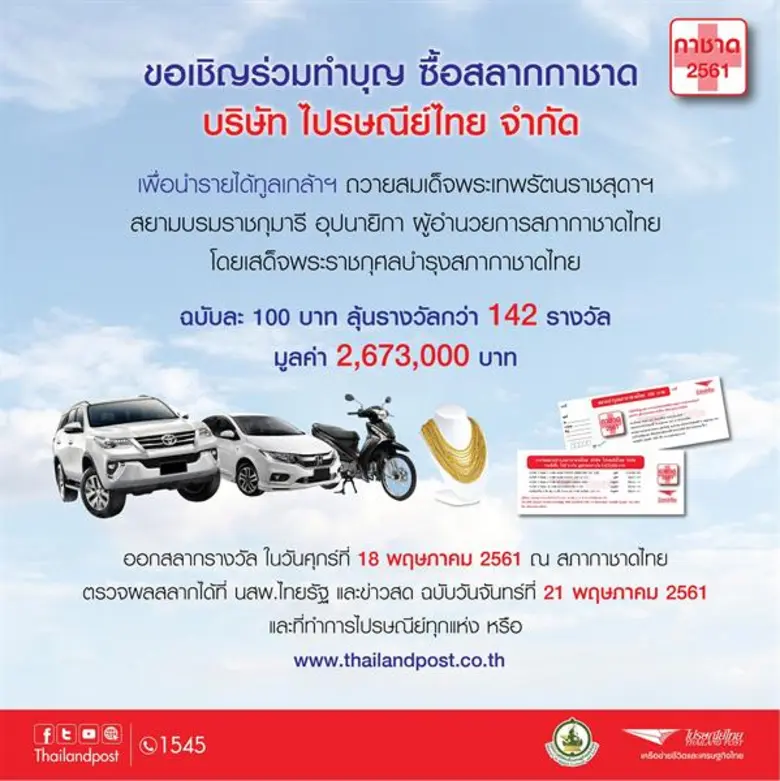 บริษัท ไปรษณีย์ไทย จำกัด (ปณท) ขอเชิญชวนค...