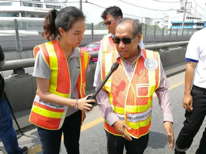 วสท.ลงพื้นที่ตรวจสอบ “รอยต่อเผื่อขยาย”บนสะพานข้ามแยกหลักสี่ ยันอยู่ในเกณฑ์ปลอดภัย