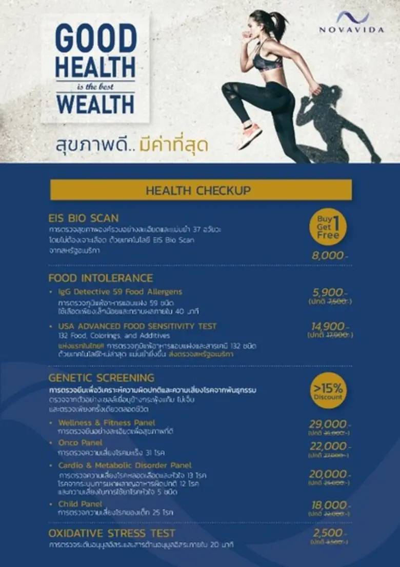 ศูนย์การแพทย์บูรณาการโนวาวิด้า ขนโปรโมชั่นมาเอาใจคนรักสุขภาพในงาน Healthcare 2018 ณ. ศูนย์ประชุมแห่งชาติสิริกิตต์