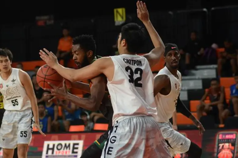 ผลบาส GSB TBL 2018 "ออมสินไทยแลนด์บาสเกตบอลลีก2018" ทีมไทยเครื่องสนาม กับ ทีมเมดอง แร็พเตอร์