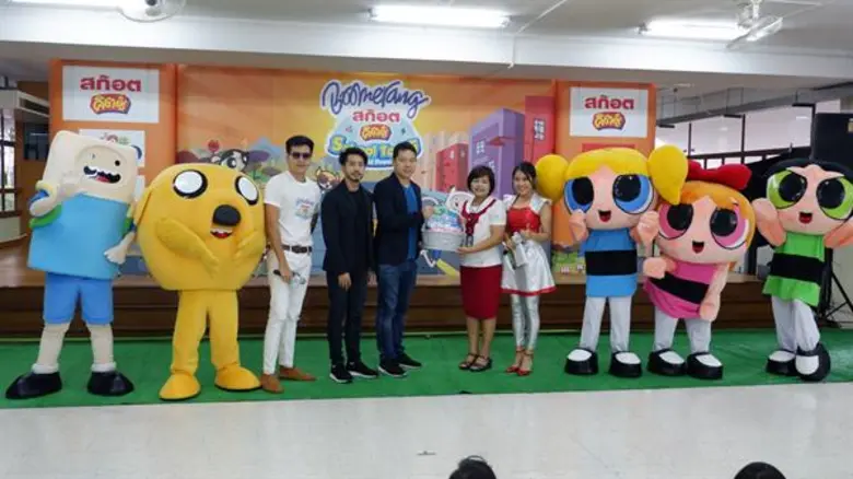 “เบน-แพน”นำทัพตัวการ์ตูนบุกโรงเรียน  ในกิจกรรม Boomerang School Tour ปี 5