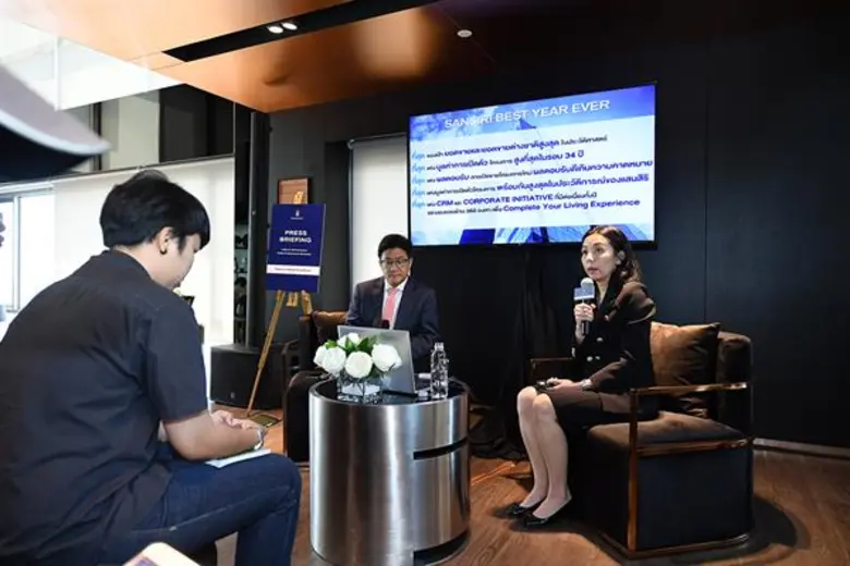 จับตาแสนสิริขยับ!! ประกาศยอดขายสูงสุดในรอบ 34 ปี  ชูเป้าหมาย 45,000 ล้านบาท หลังยอดขายทะลัก  ครึ่งปีแรกโกยแล้ว 24,000 ล้านบาท โตกว่า 62% แย้มครึ่งปีหลังเตรียมพบปรากฎการณ์แสนสิริทั่วเมืองรอบกรุงเทพฯ