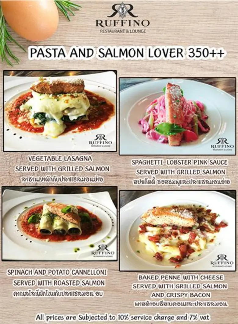 ห้องอาหารรูฟิโน โรงแรมเซ็นทารา แกรนด์ พระ...