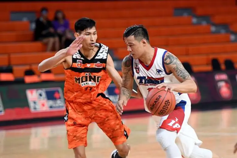 ผลบาส GSB TBL 2018 "ออมสินไทยแลนด์บาสเกตบอลลีก2018"ทีมโมโนแวมไพร์ชนะทีมแบ็งคอกไทเกอร์