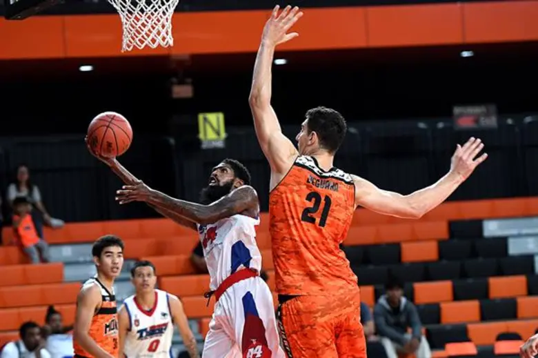 ผลบาส GSB TBL 2018 "ออมสินไทยแลนด์บาสเกตบอลลีก2018"ทีมโมโนแวมไพร์ชนะทีมแบ็งคอกไทเกอร์