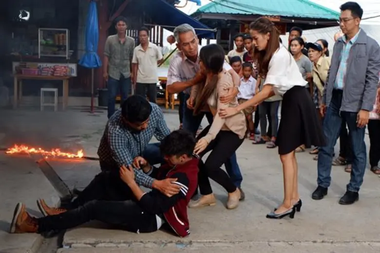 เขต ธาราเขต พุ่งสุดตัว!!! ช่วย จาร์ดา กลางกองเพลิงในละคร “เชิงชายชาญ”