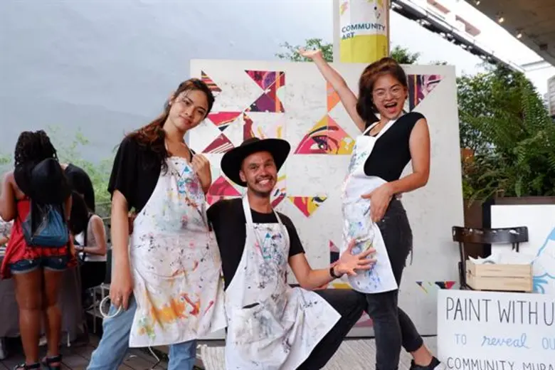 โรงเรียนสอนศิลปะ ภรณ สคูล ออฟ อาร์ท จับมือกับ เดอะคอมมอนส์ (theCOMMONS) จุดประกายชาวกรุงเทพฯ ให้มาวาดรูปละเลงสี