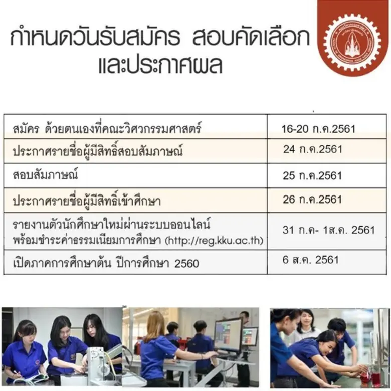 คณะวิศวกรรมศาสตร์ มหาวิทยาลัยขอนแก่น (มข....