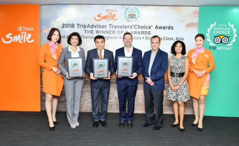 THAI Smile wins the Grand Prize from Trip...